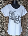 T-shirt octopus feminin