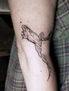 Tatouage d'une grenouille